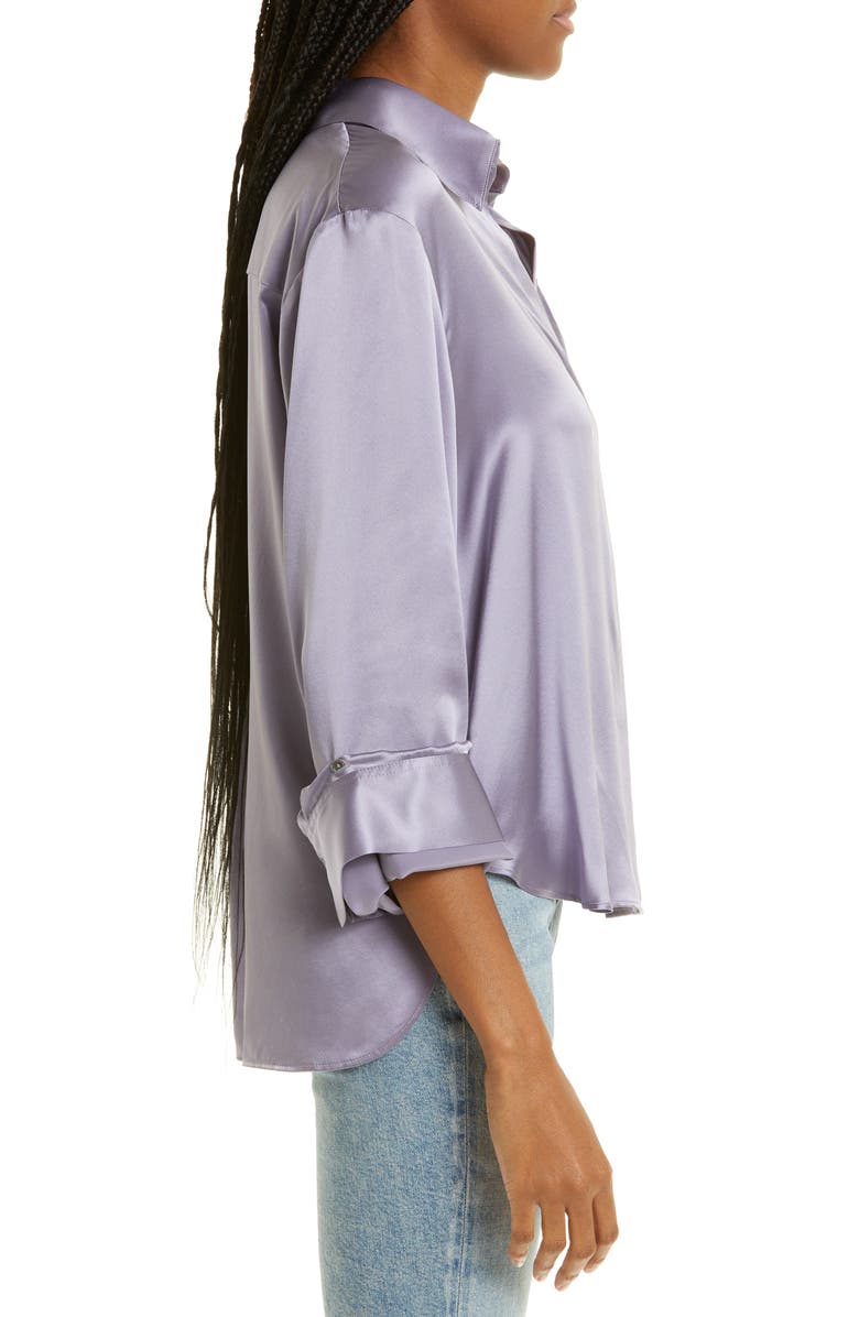 TWP Silk Boyfriend Shirt, Alternate, color, 