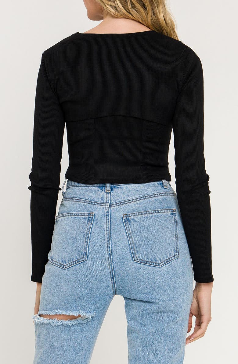 Grey Lab Two-Piece Crop Top, Alternate, color, 