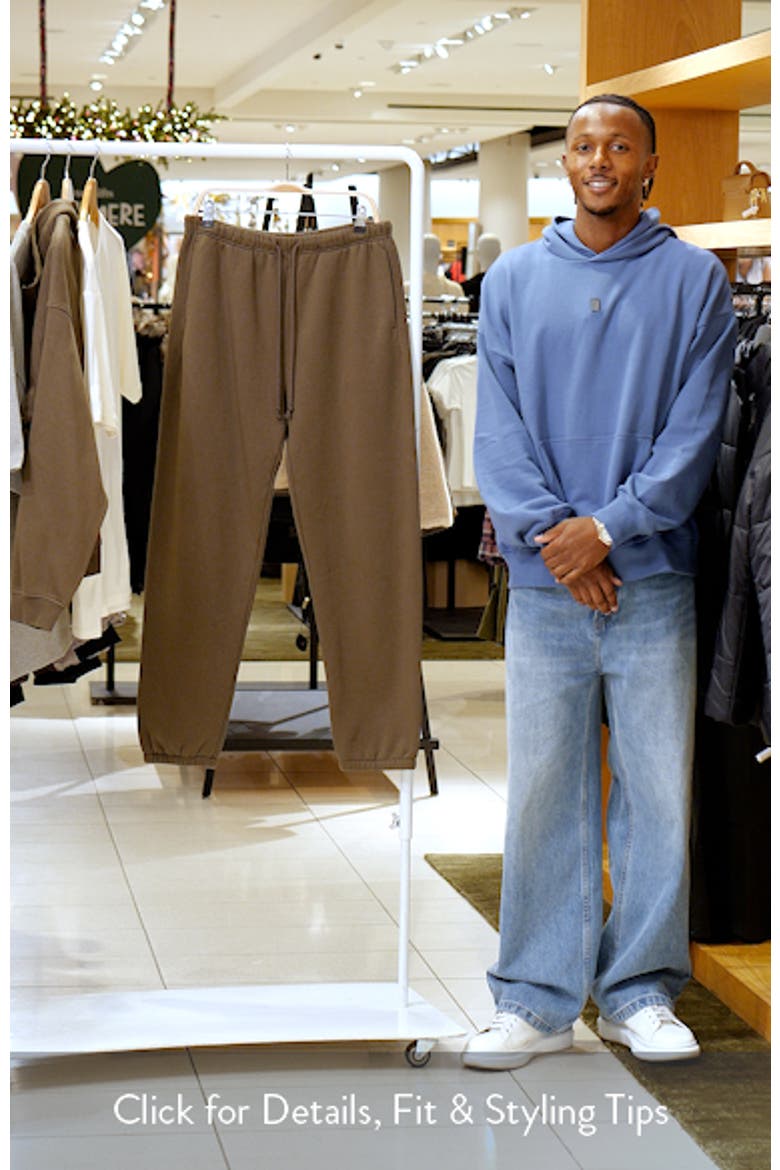 Fleece Lounge Relaxed Joggers video