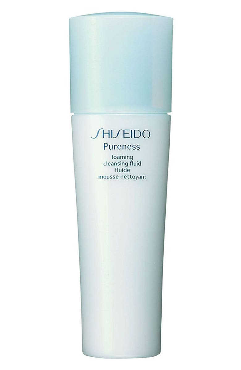 Shiseido 'Pureness' Foaming Cleansing Fluid, Main, color,