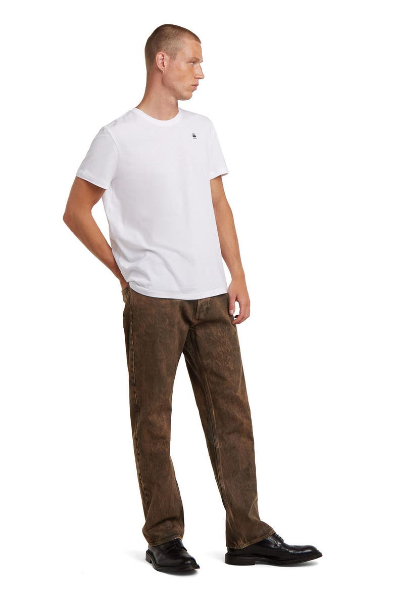 Dakota Regular Straight Leg Jeans, Alternate, color, FADED COGNAC SKIN
