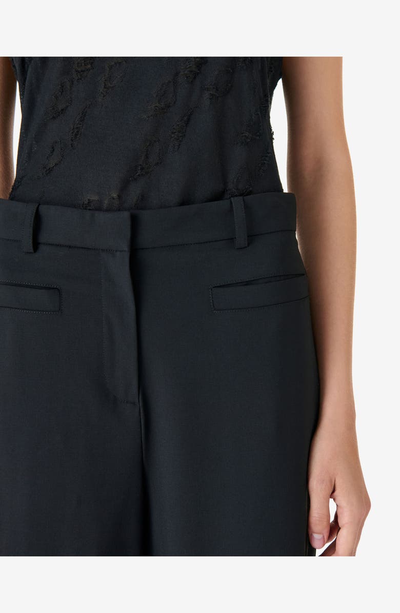 IRO Aluri Wide Leg Trouser, Alternate, color, Black