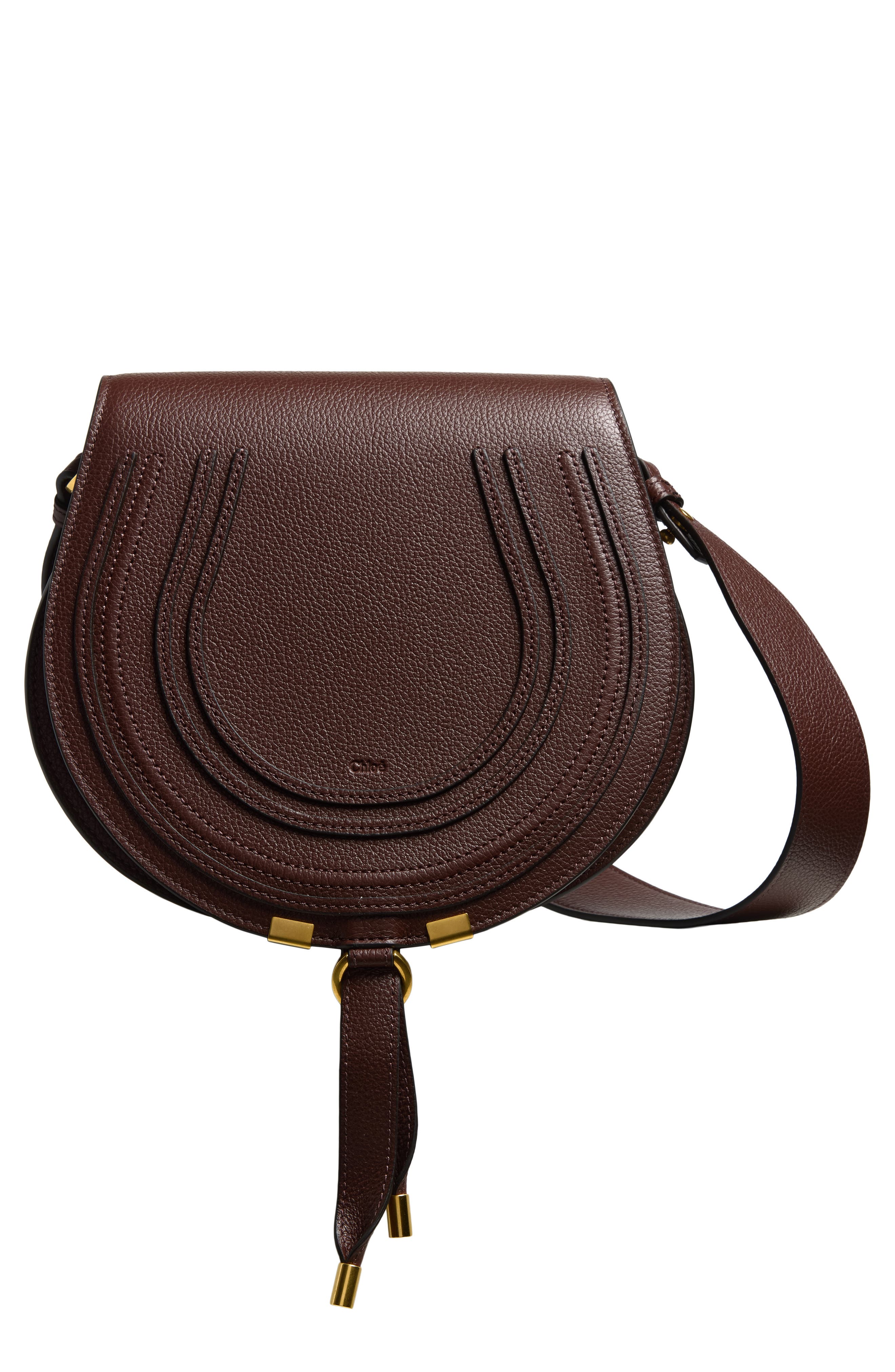 Large Marcie Leather Crossbody Bag, Main, color, CRAFTY BROWN