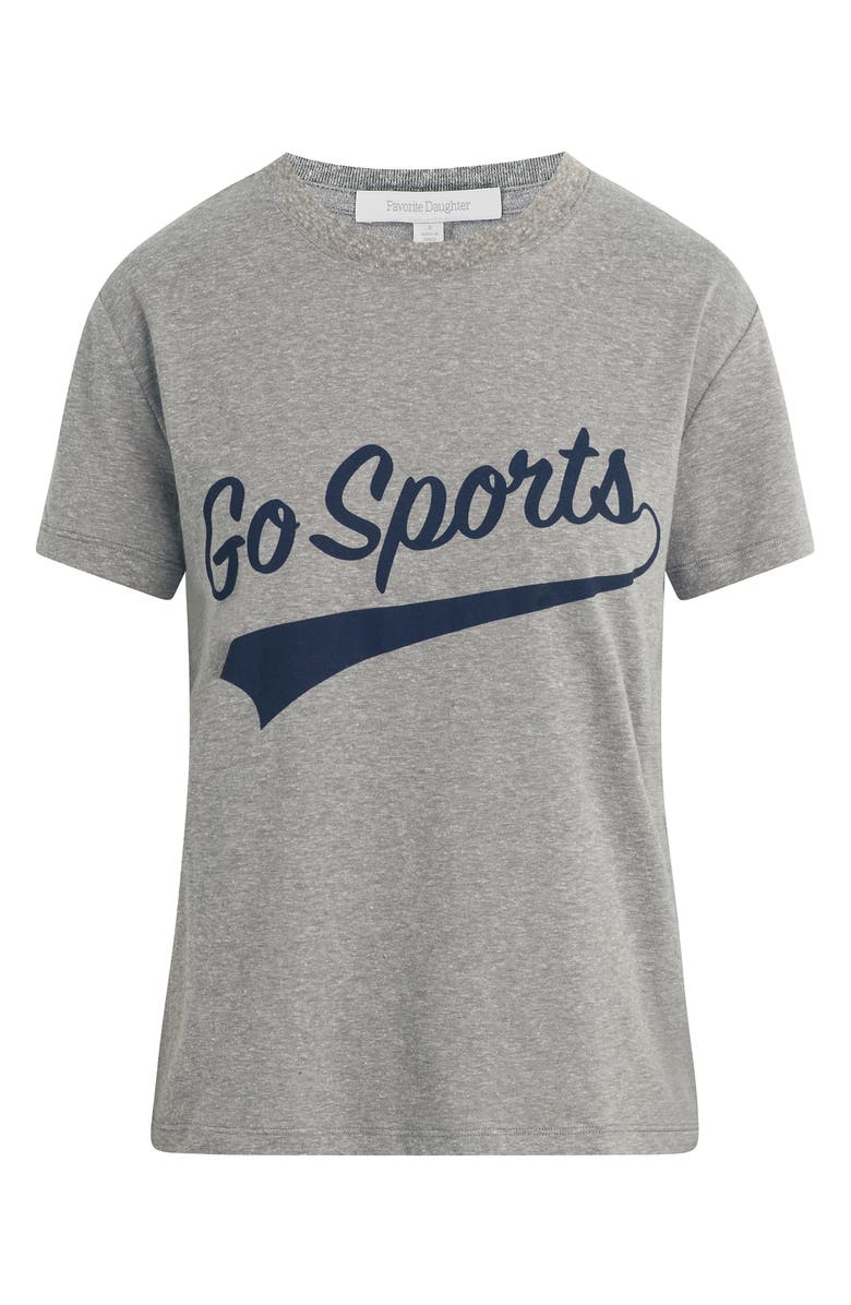 Favorite Daughter Go Sports Graphic T-Shirt, Alternate, color, Heather Grey W/ Na