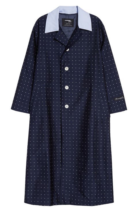 Polka Dot Swing Coat