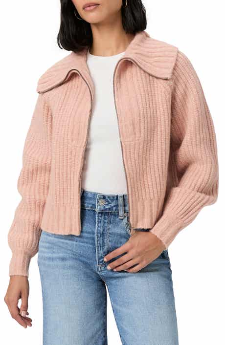 PAIGE Jayna Wool Blend Zip Cardigan