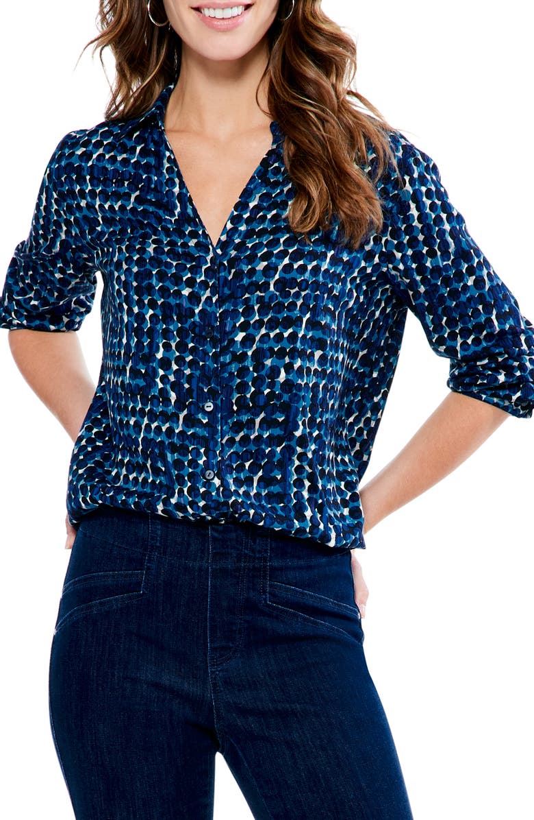 NIC+ZOE Good Vibes Live In Shirt, Main, color,