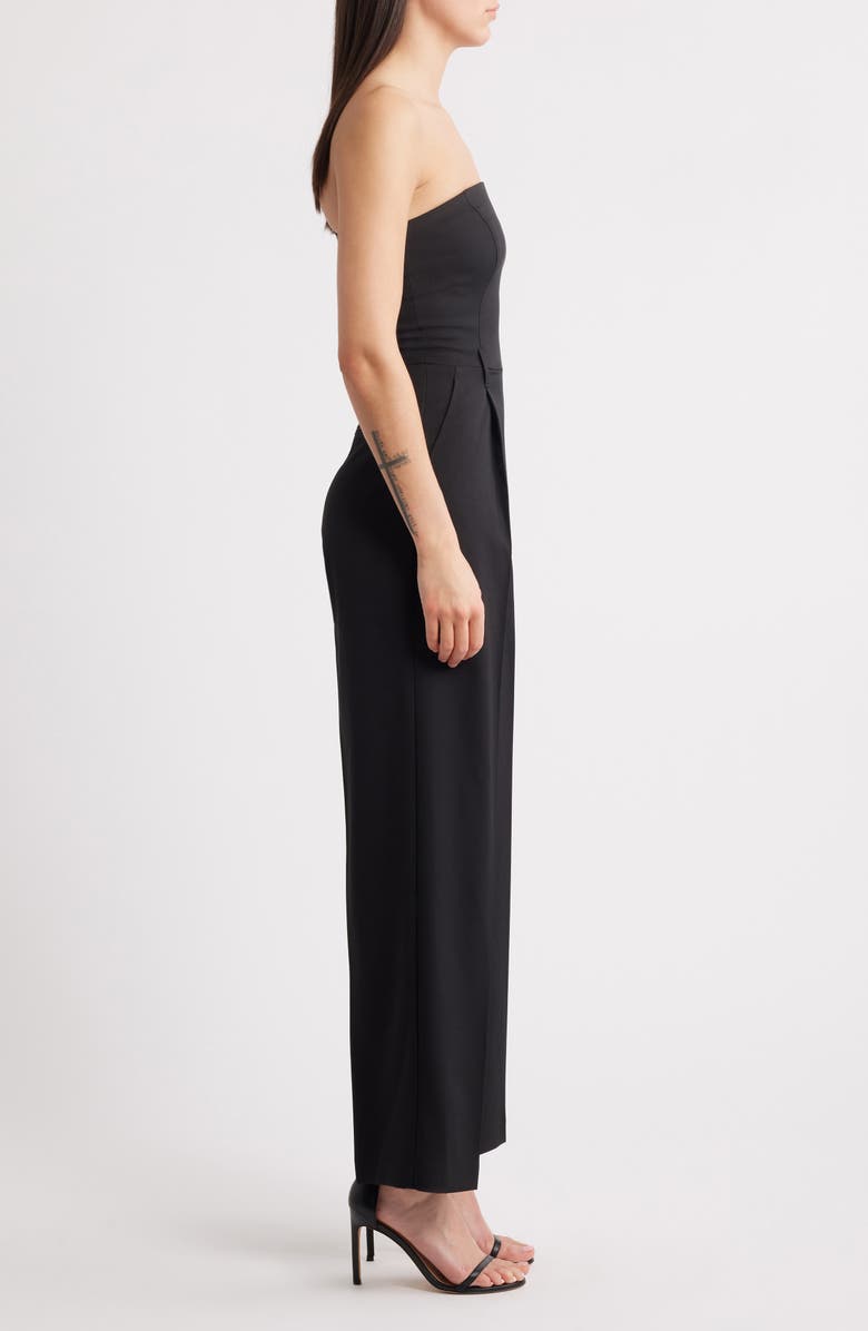 Topshop Tailored Bandeau Jumpsuit, Alternate, color, 