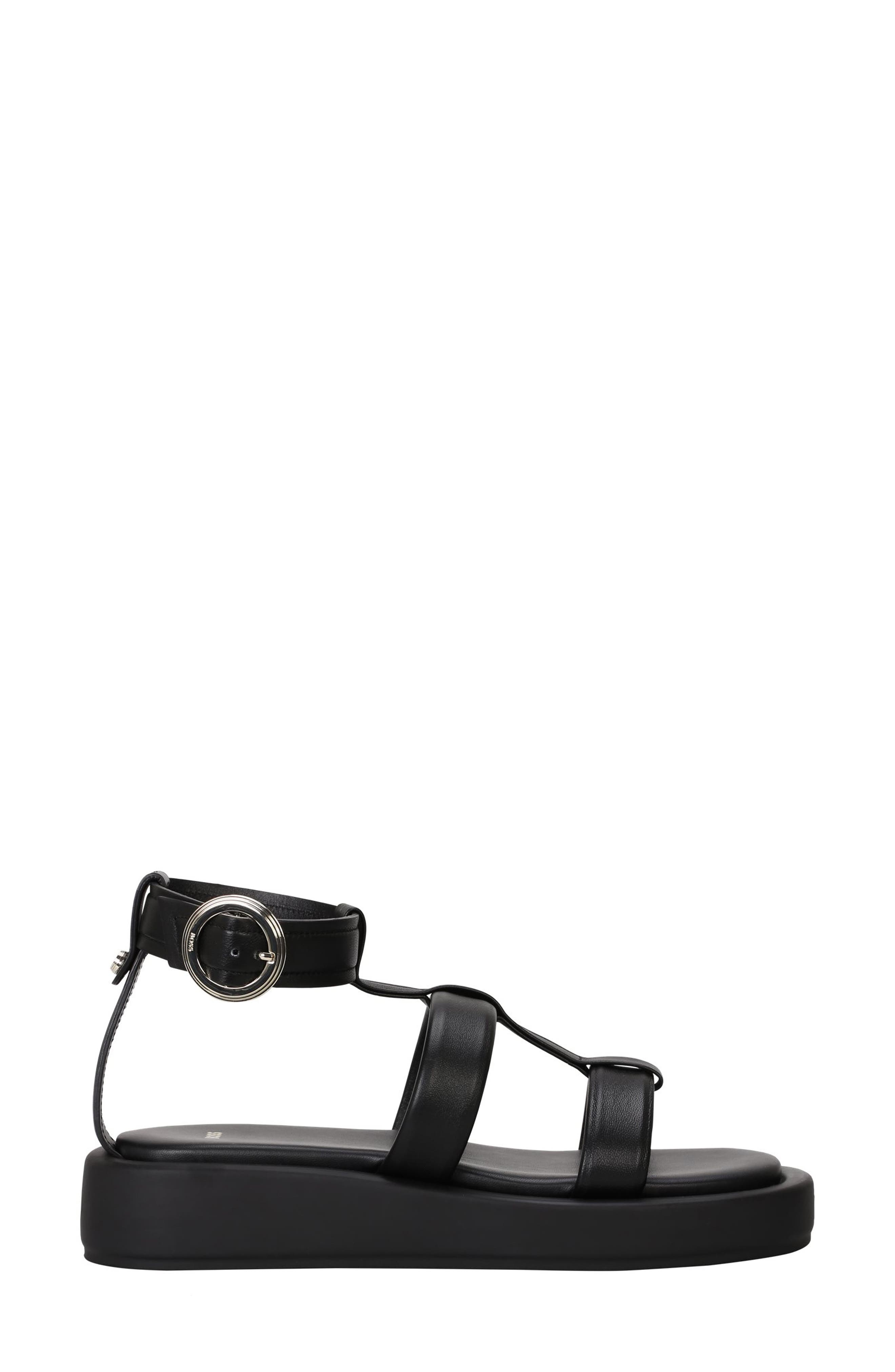 BOSS Scarlet Platform Fisherman Sandal, Alternate, color, Black