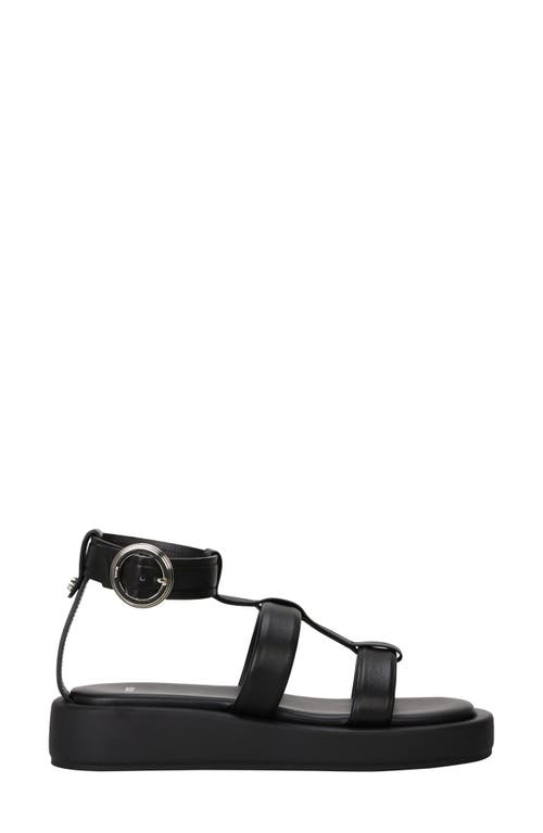 Hugo Boss Boss Scarlet Platform Fisherman Sandal In Black