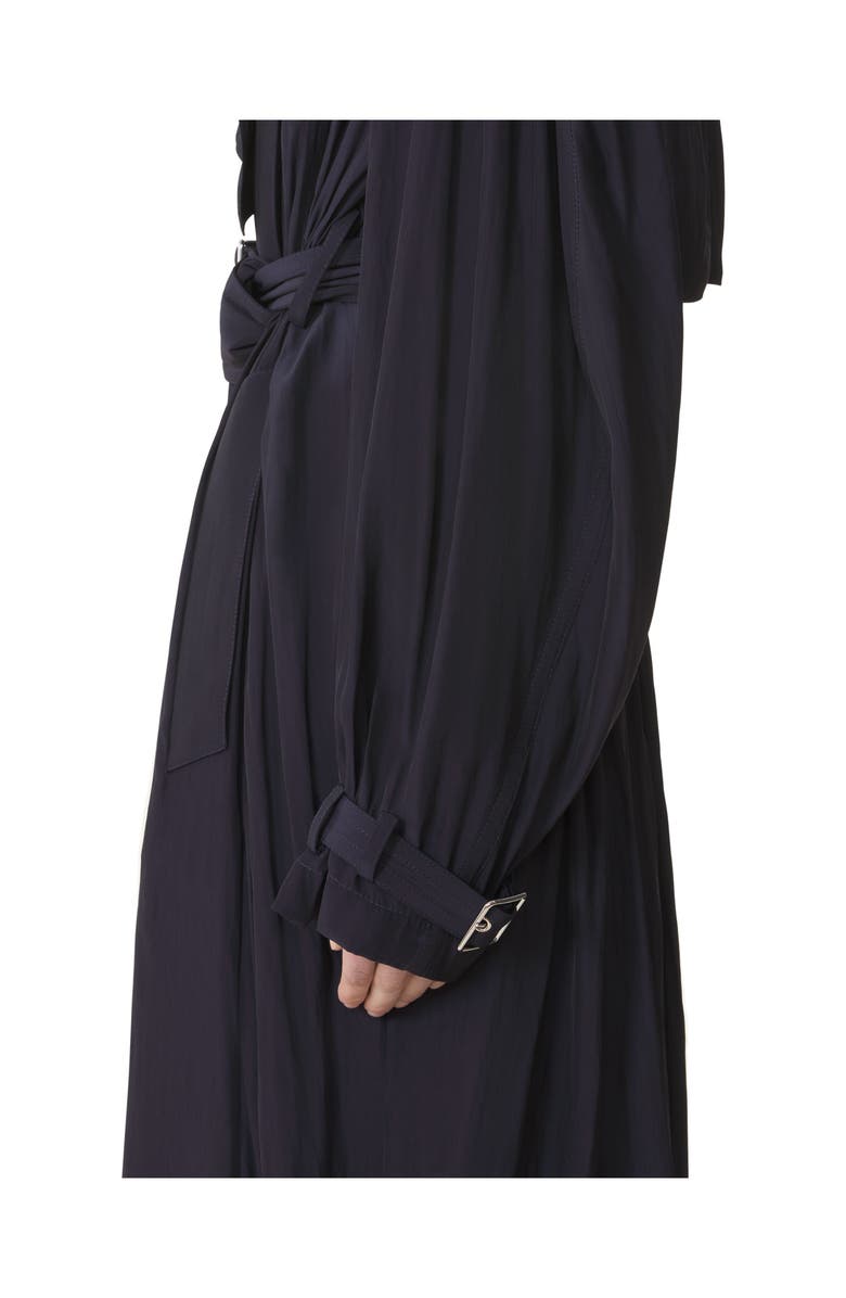 Lanvin Trench In Charmeuse, Alternate, color, Montana