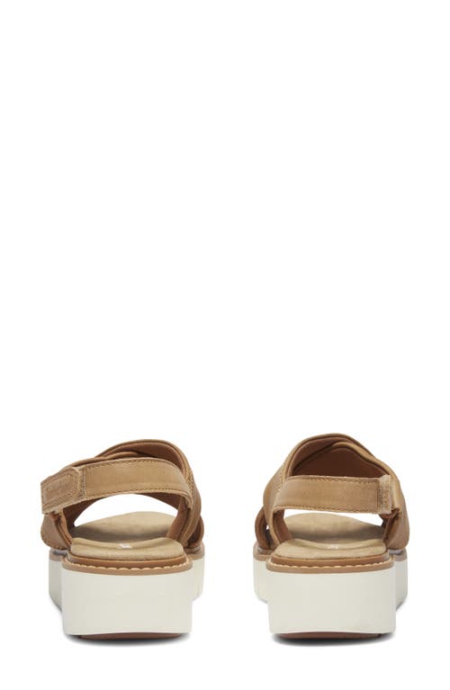 Timberland Safari Dawn Slingback Sandal In Medium Beige Full Grain