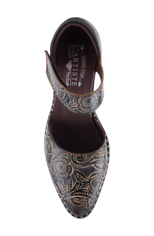 L'artiste By Spring Step Jazzberry Ankle Strap Pump In Multi