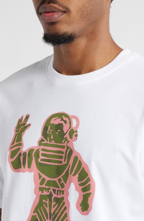 Billionaire Boys Club Astronaut Diamond Dollar Cotton Graphic T-shirt In White
