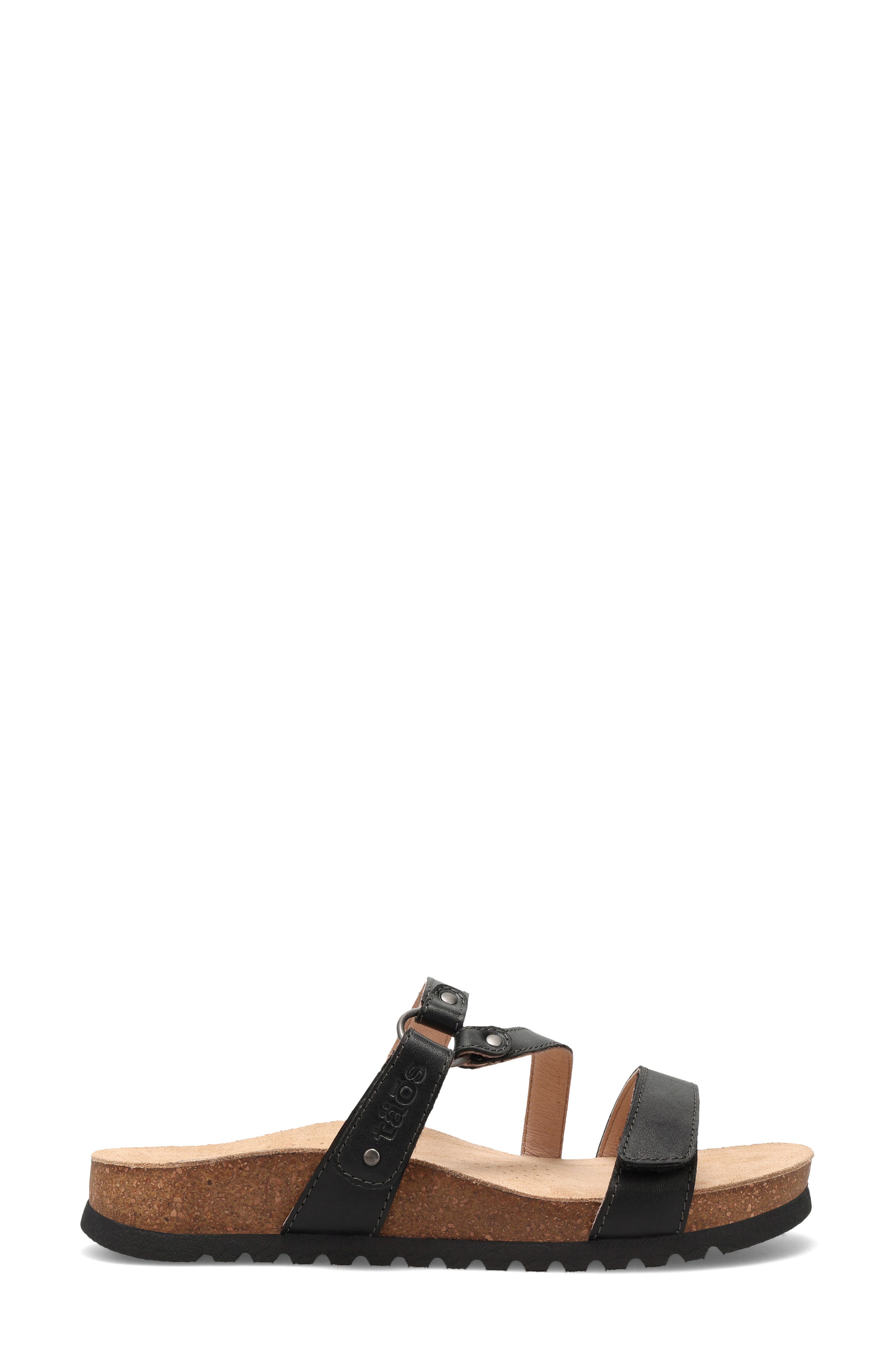 Taos Ringslide Slide Sandal, Alternate, color, Black