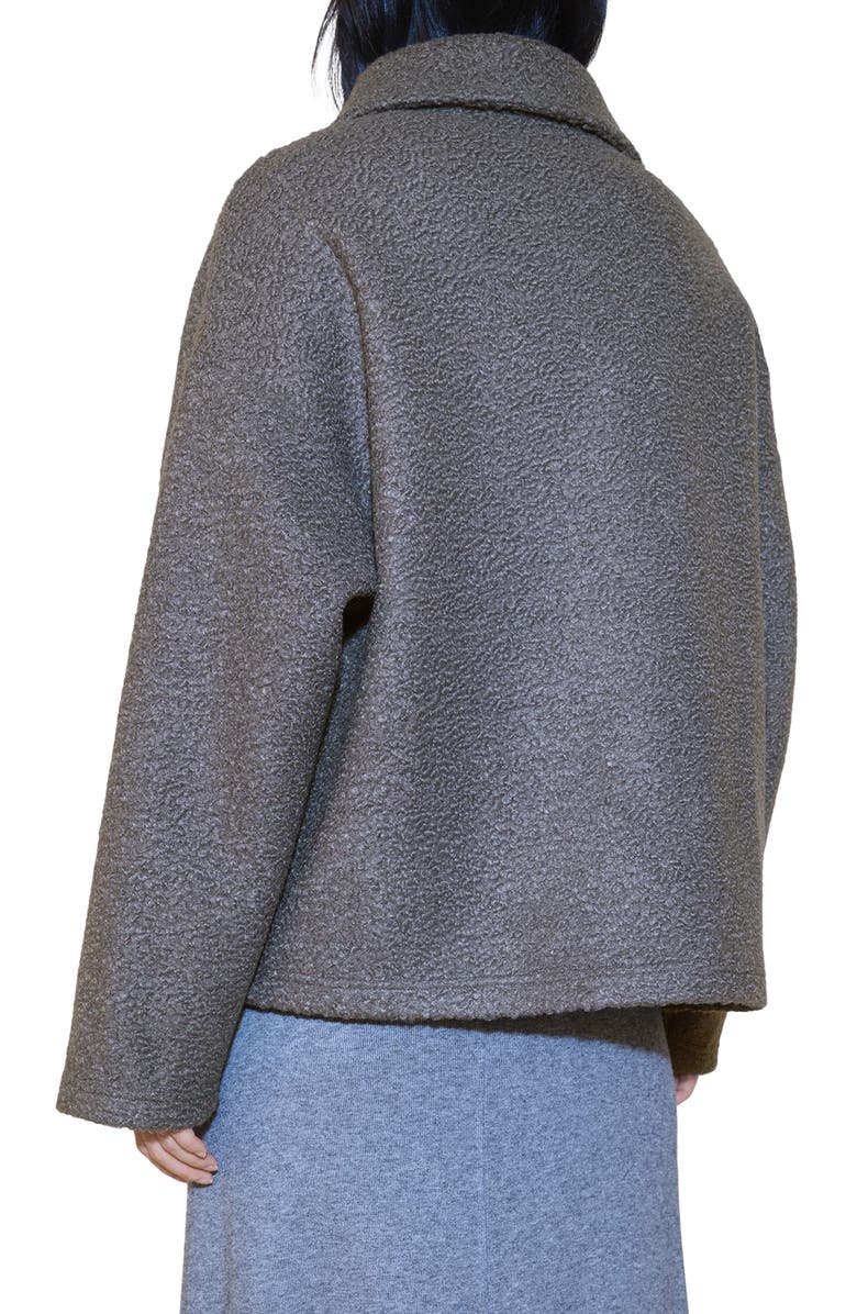 MANGO Bouclé Jacket, Alternate, color,