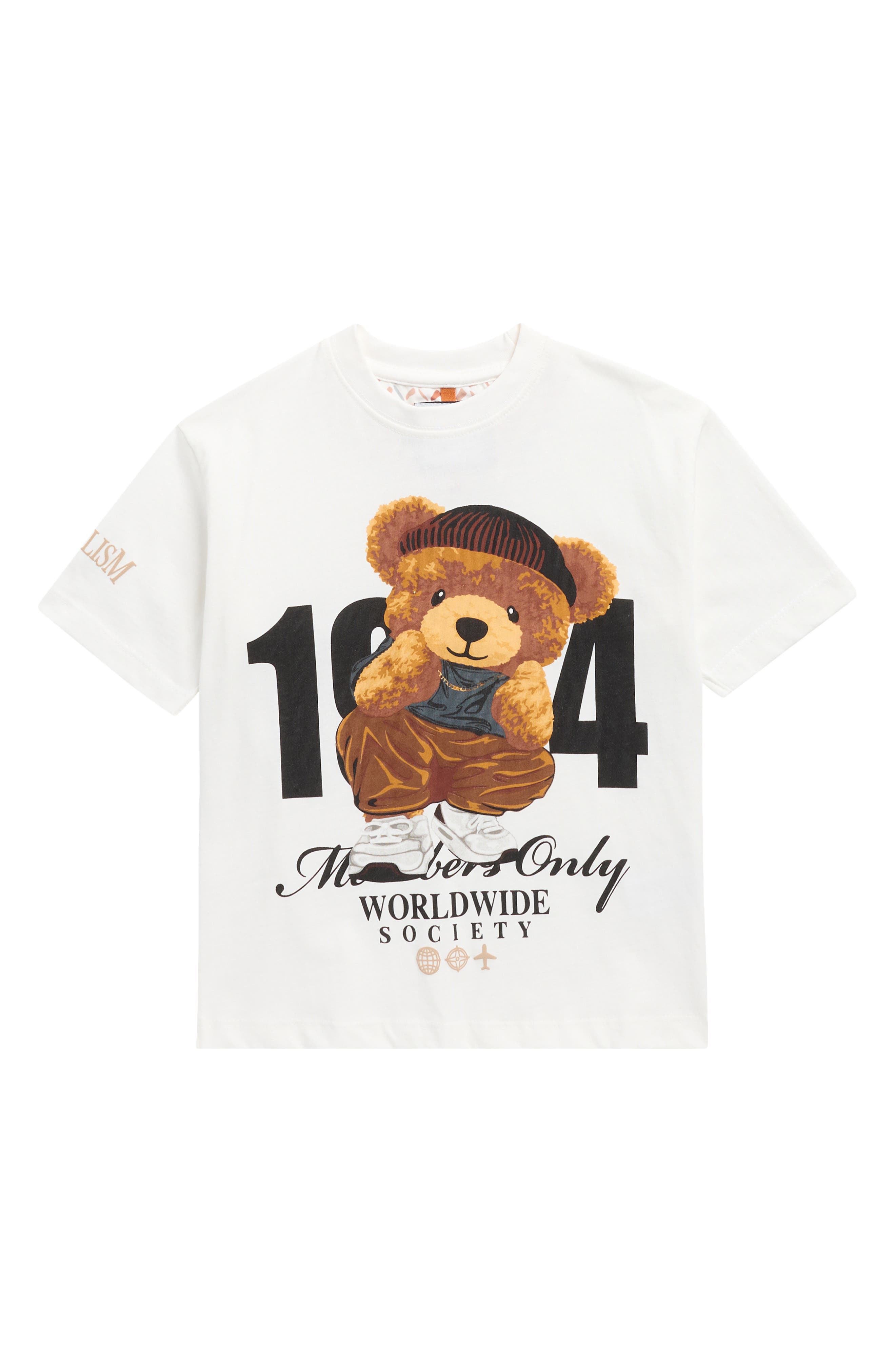 DENIM AND FLOWER Kids' Cool Bear Graphic T-Shirt