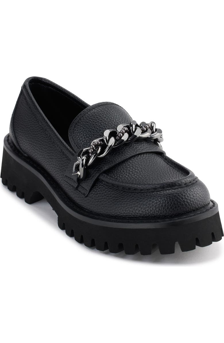 KARL LAGERFELD PARIS Gala Lug Chain Loafer, Main, color,