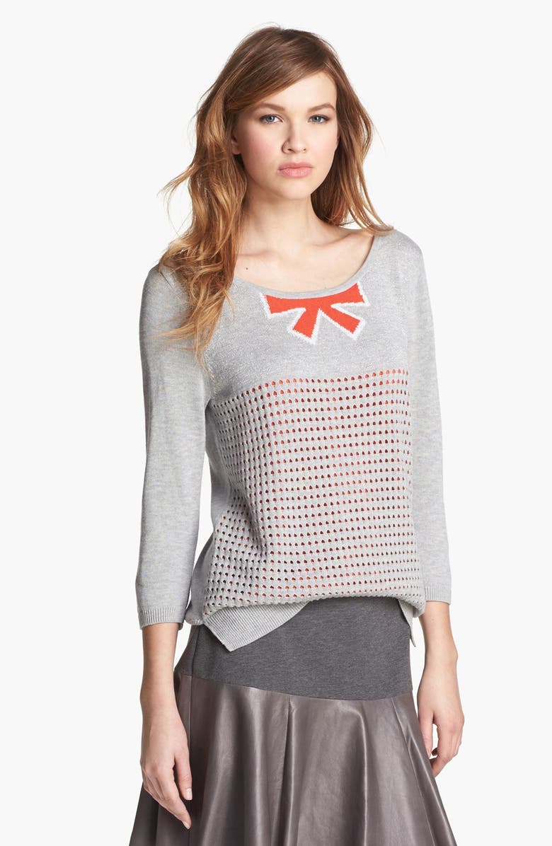 Hinge <sup>®</sup> Pointelle Sweater, Main, color, 