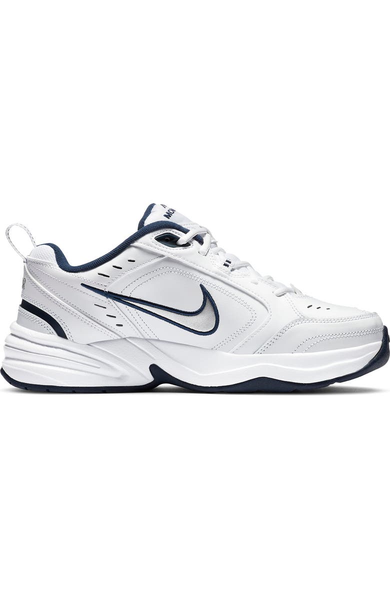 Nike Air Monarch IV Training Sneaker, Alternate, color, White/ Metallic Silver