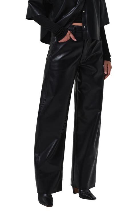 Ayla Baggy Recycled Leather Blend Pants
