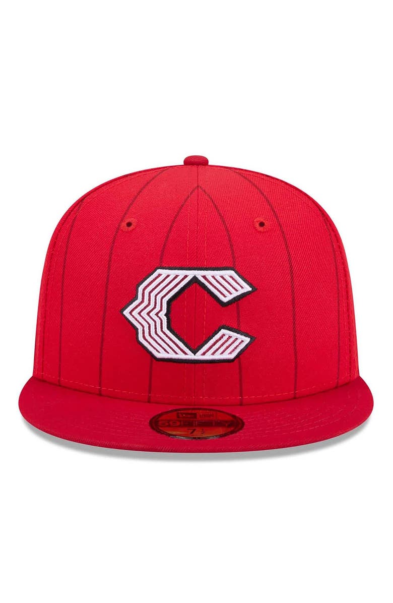 New Era Men's New Era Red Cincinnati Reds 2026 City Connect 59FIFTY Fitted Hat, Alternate, color, Red