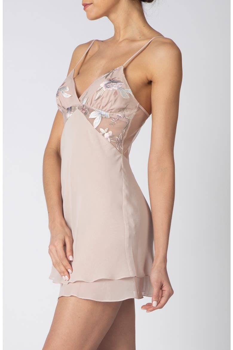 Stunning Floral Chemise, Alternate, color, SEPIA ROSE