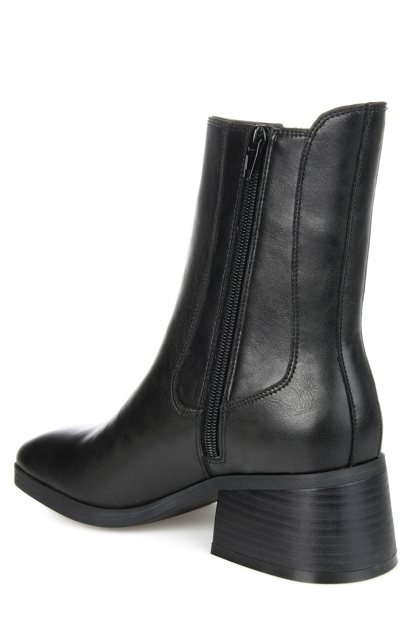 Journee Collection Desree Vegan Leather Boot, Alternate, color, 