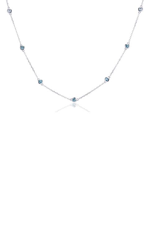 Multistone Station Necklace