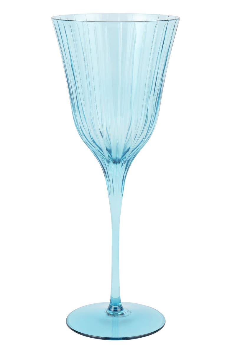VIETRI Natalia Teal Water Glass, Main, color, Blue