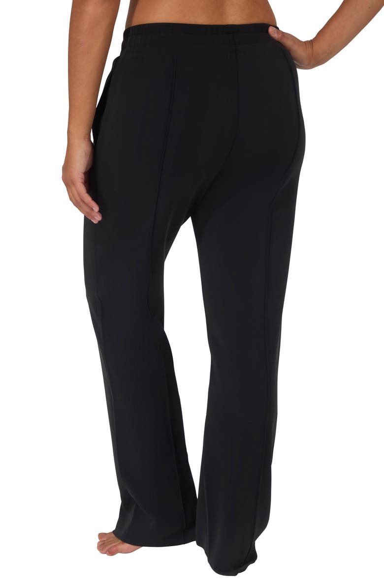 YOGALICIOUS SoftLite Timeless Pintuck Sandwash Pants, Alternate, color, Black