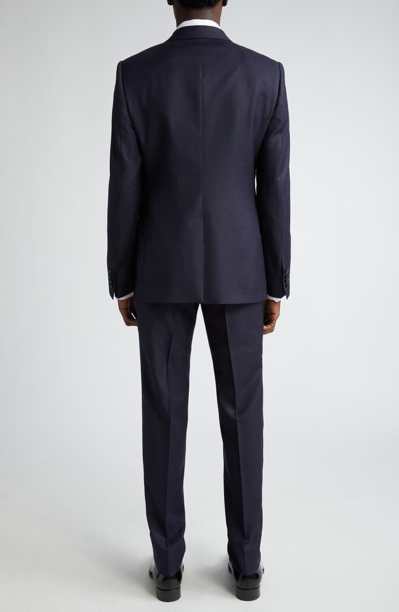 Dolce&Gabbana Navy Wool Blend Tuxedo, Alternate, color, 