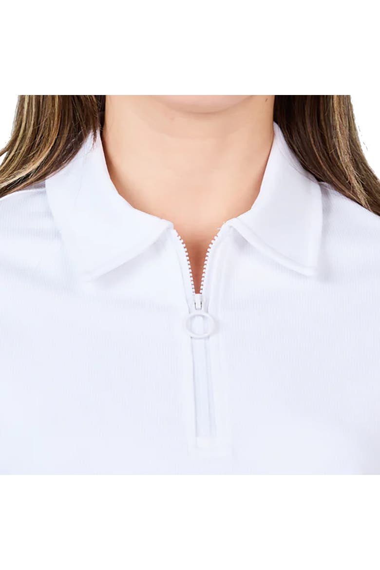Staples Quarter-Zip Womens Golf Pullover, Alternate, color, White