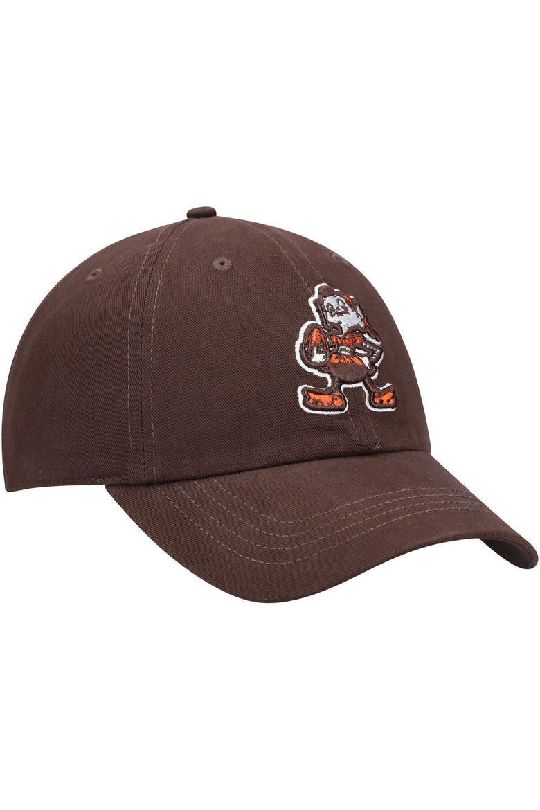 Women's '47 Brown Cleveland Browns Brownie The Elf Miata Clean Up Legacy Adjustable Hat, Alternate, color, Brown