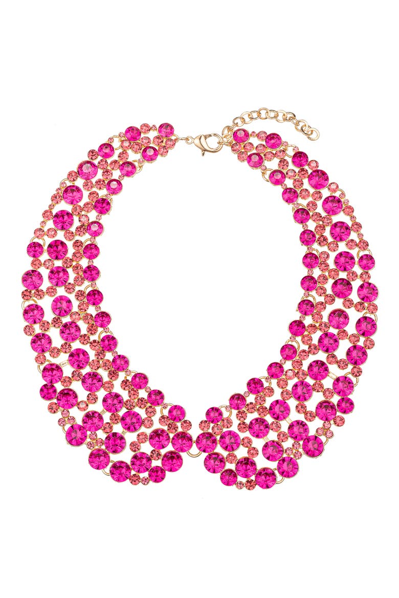Cleo Hot Pink Necklace, Main, color, PINK