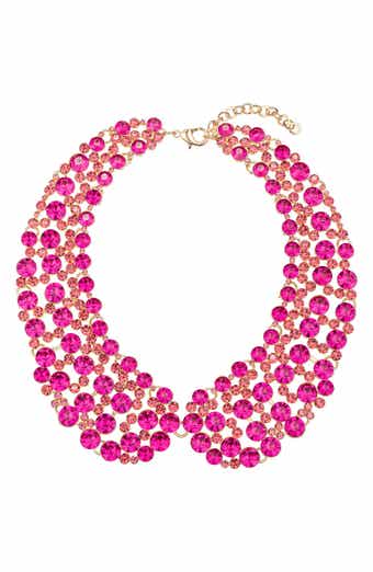 EYE CANDY LOS ANGELES Cleo Hot Pink Necklace