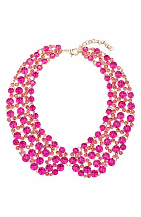 EYE CANDY LOS ANGELES Cleo Hot Pink Necklace