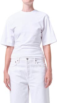 AGOLDE Storey Drape Tee