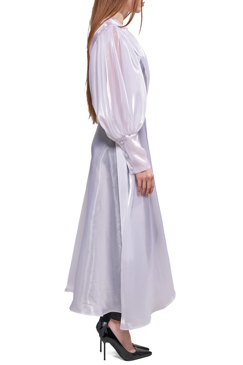 Cassara Sheer Trench Coat, Alternate, color, WHITE