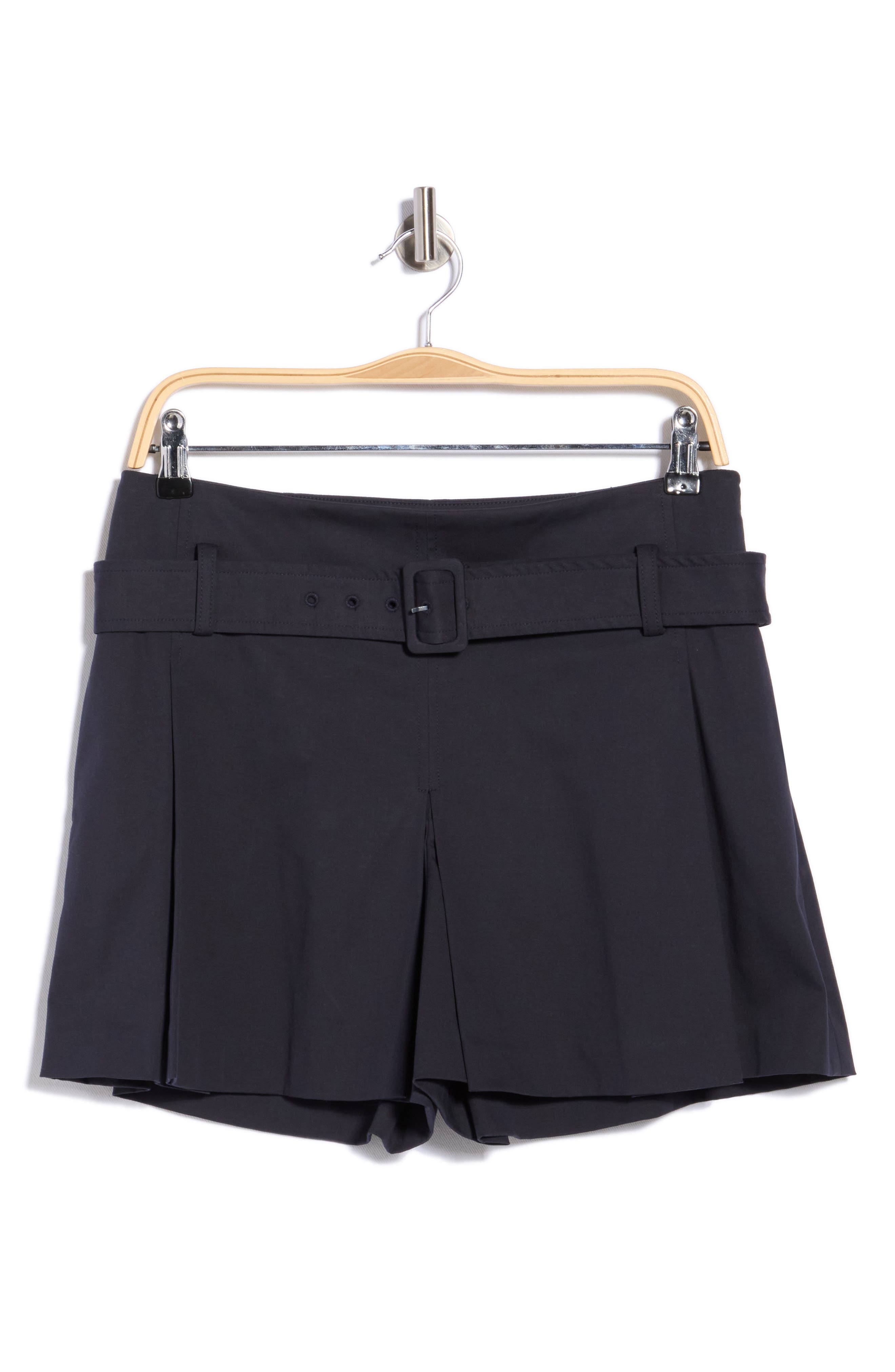 Como Pleated Cotton Blend Shorts