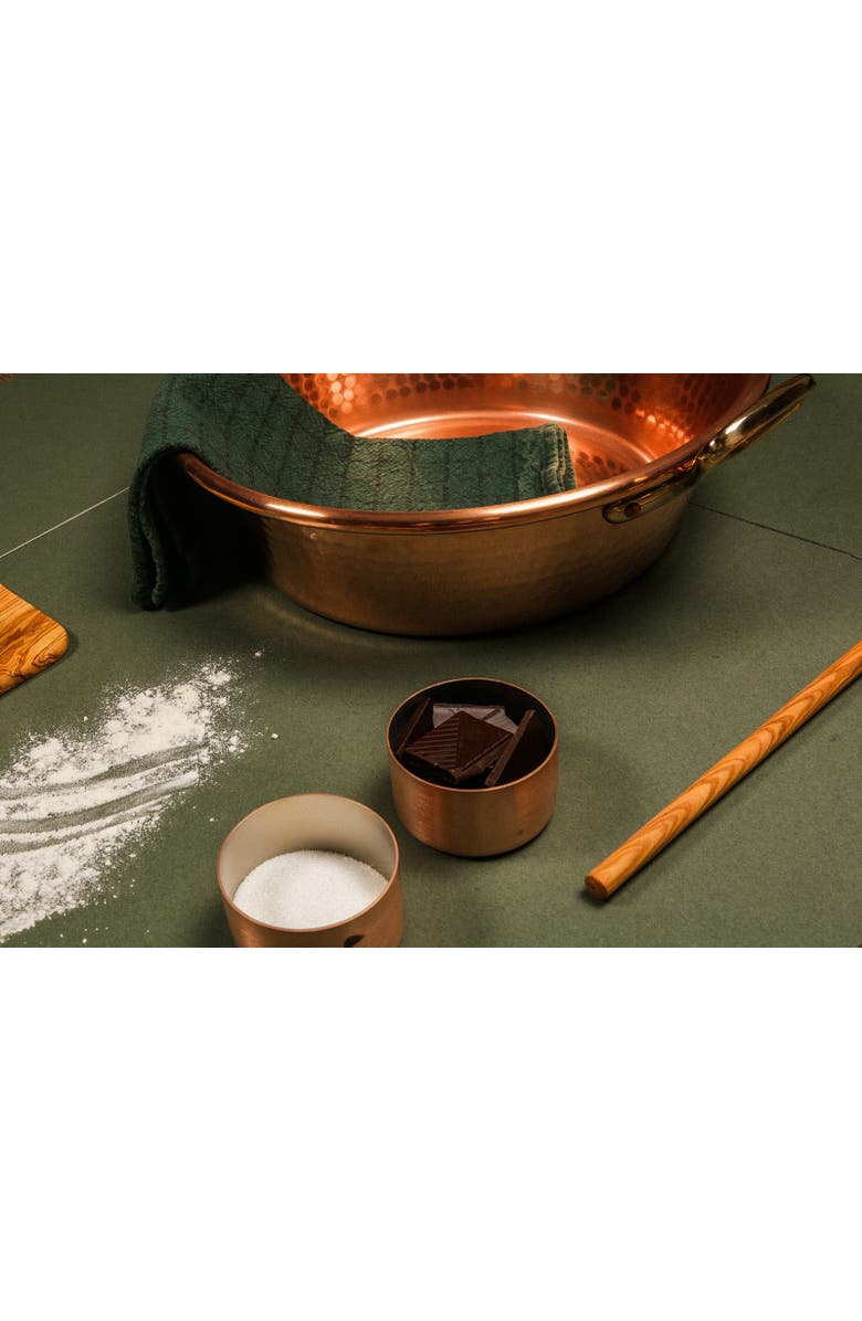 Mauviel M'Passion 17.4 Qt. Hammered Jam Pan, Bronze Handle, Alternate, color, Copper