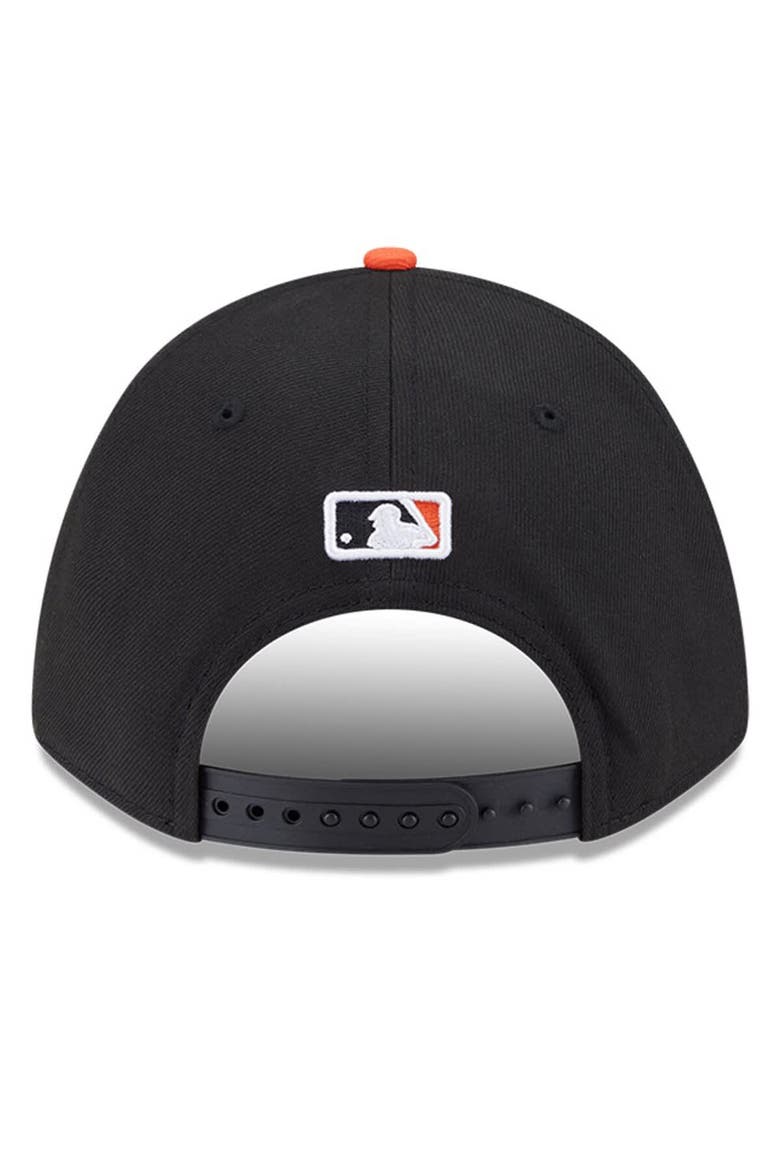 Men's New Era  Black San Francisco Giants Player Replica 9FORTY Adjustable Hat, Alternate, color, Black