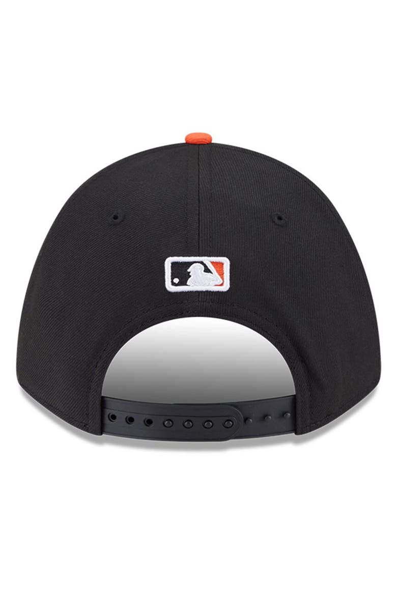 New Era Men's New Era Black San Francisco Giants Player Replica 9FORTY Adjustable Hat, Alternate, color, Black