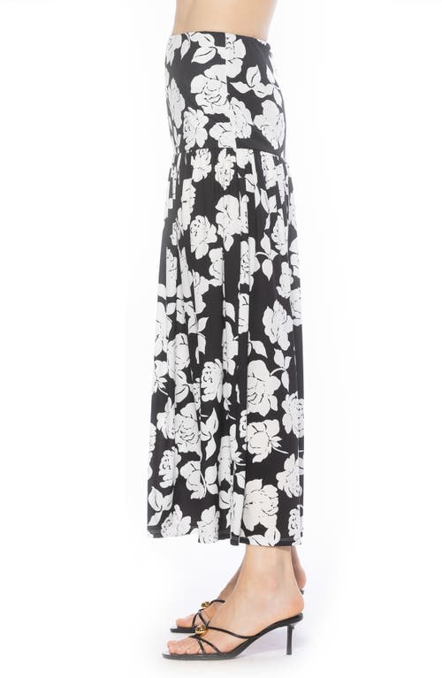 Alexia Admor Aven Drop Waist Maxi Skirt In White