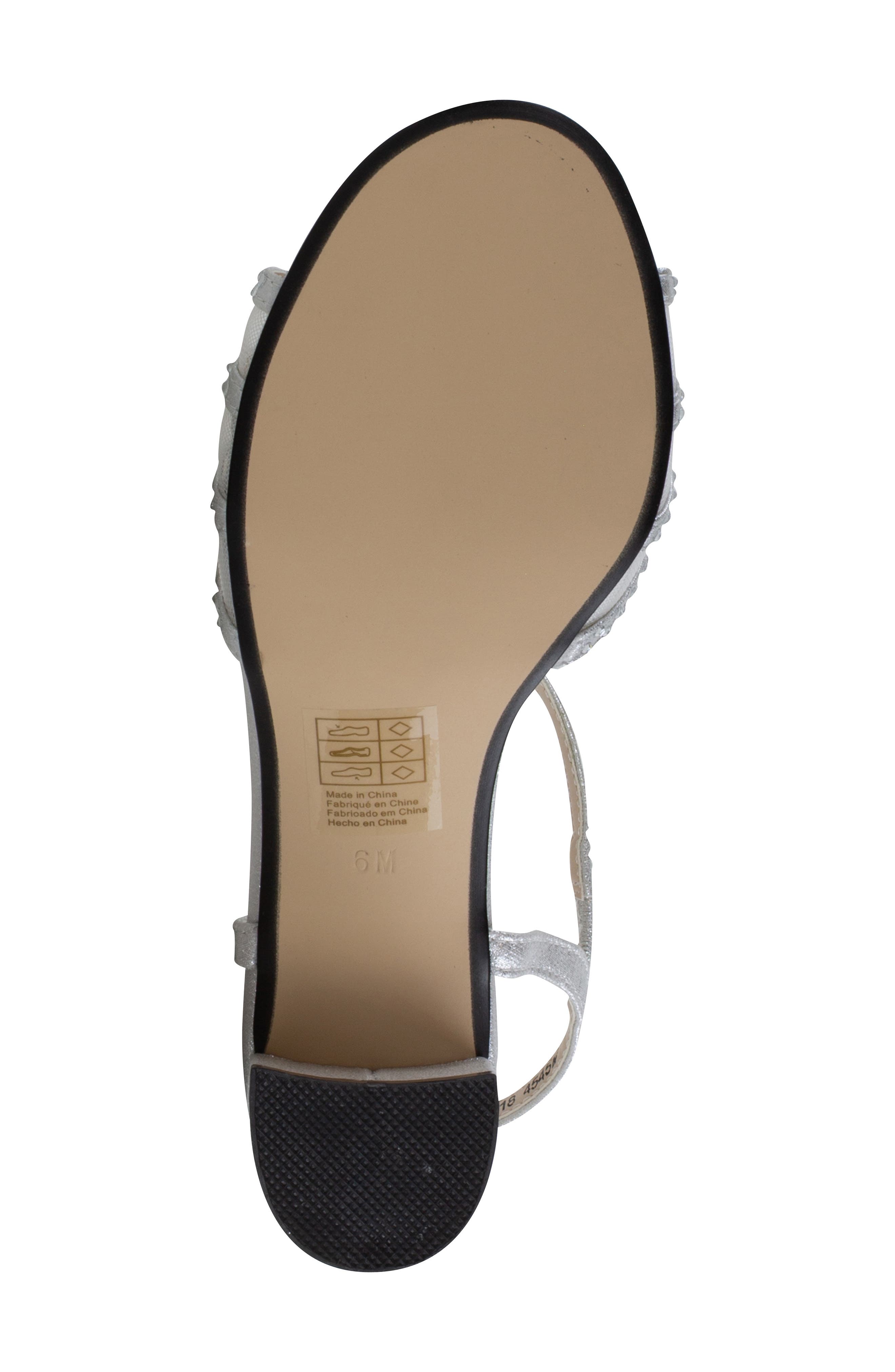 Touch Ups Anna Glitter Sandal, Alternate, color, Silver