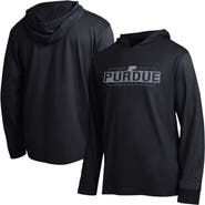 Champion Men's Champion Black Purdue Boilermakers Gradient All-Star Long Sleeve Hooded T-Shirt