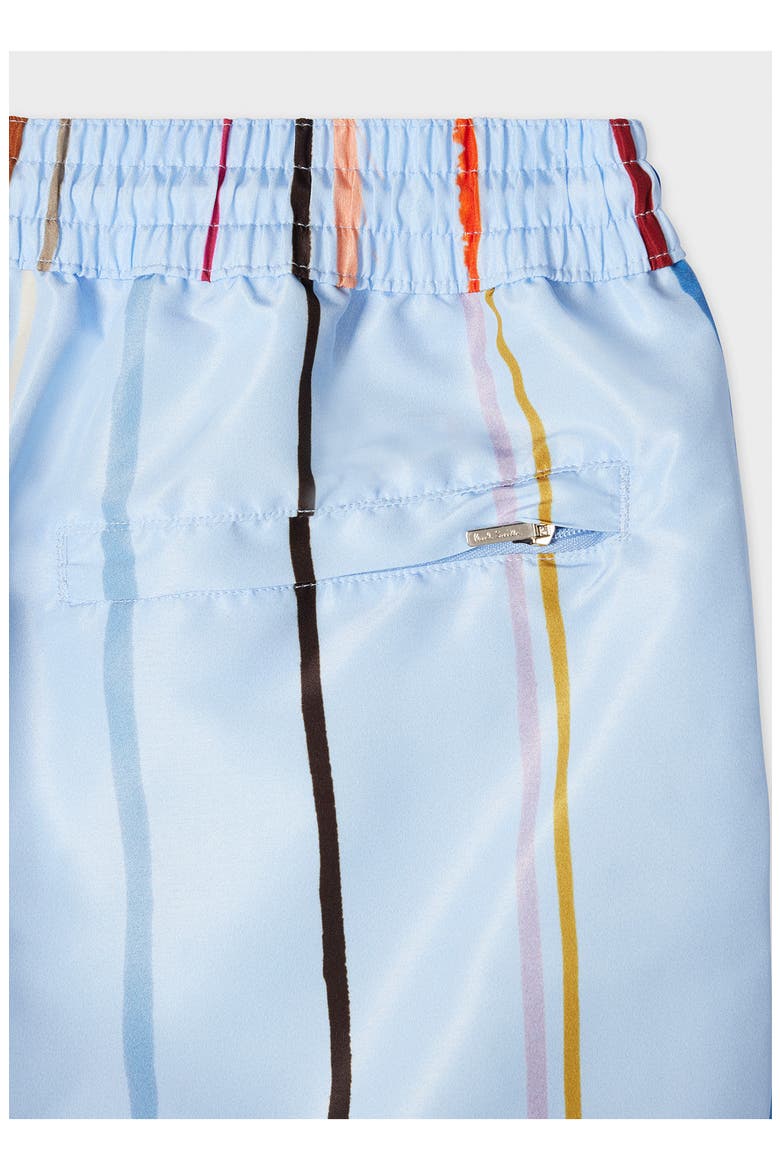 Cairo Stripe Swim Trunks, Alternate, color, LIGHT BLUE