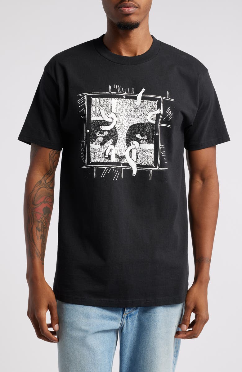 Obey Escape Graphic T-Shirt, Main, color,