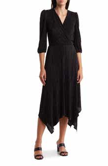 Renee C Plissé Handkerchief Dress