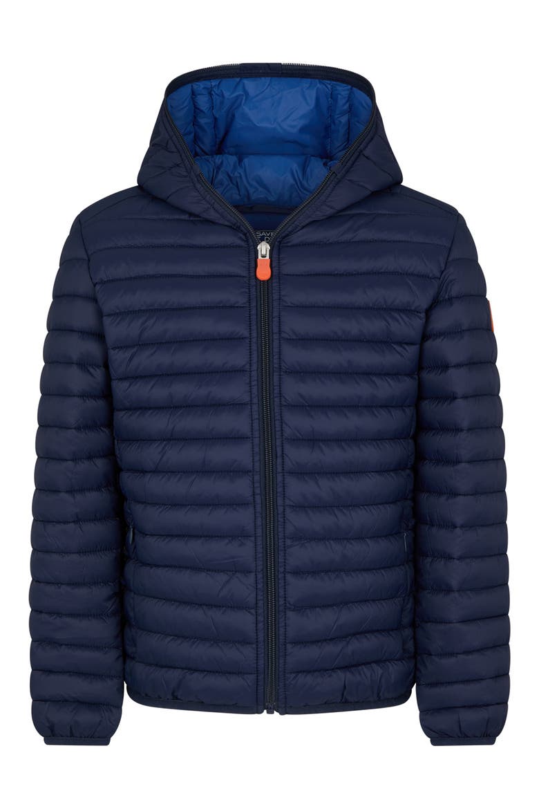 Kids' Dony Hooded Puffer Jacket, Main, color, 90000 NAVY BLUE